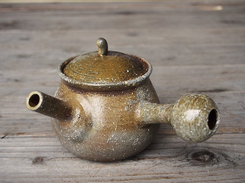 Bizen quiso _k1-027 - Teapots & Teacups - Pottery Brown