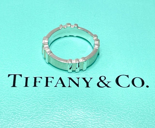 超美品‼️ ティファニー　指輪 アトラス 2006年限定品 シルバー　ピンキー TIFFANY&Co. 8号 ティファニー リング・指輪 アトラス 2006年