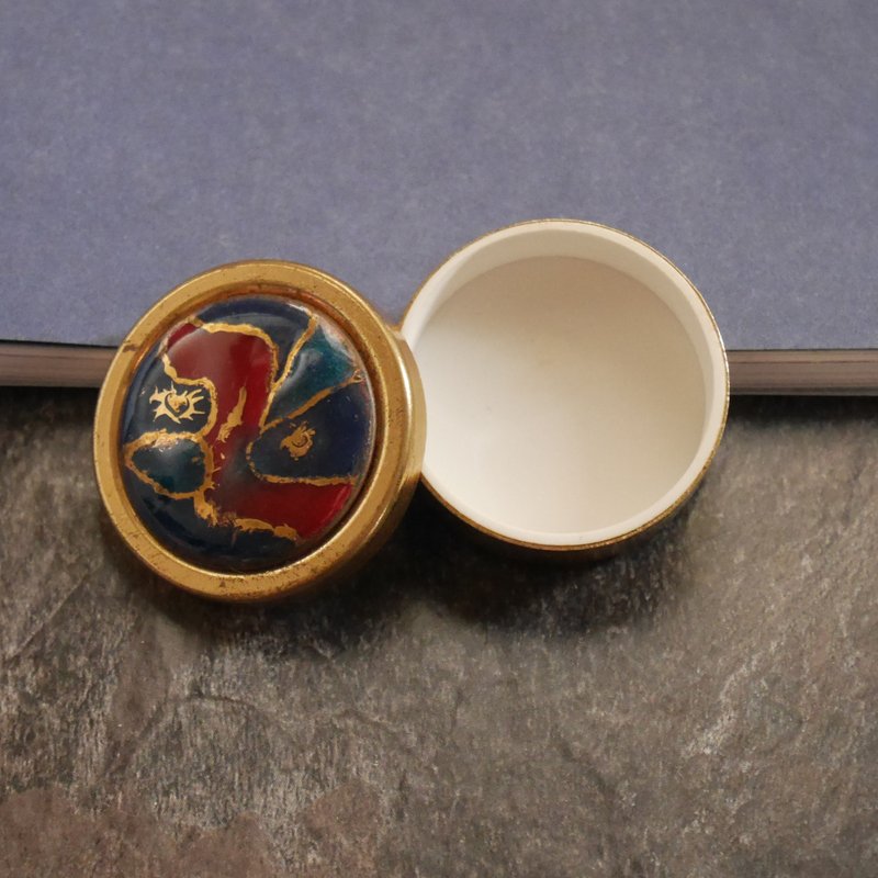 老雜貨 古董復古Vintage 圓形小盒 W177 - 擺飾/家飾品 - 其他金屬 銀色