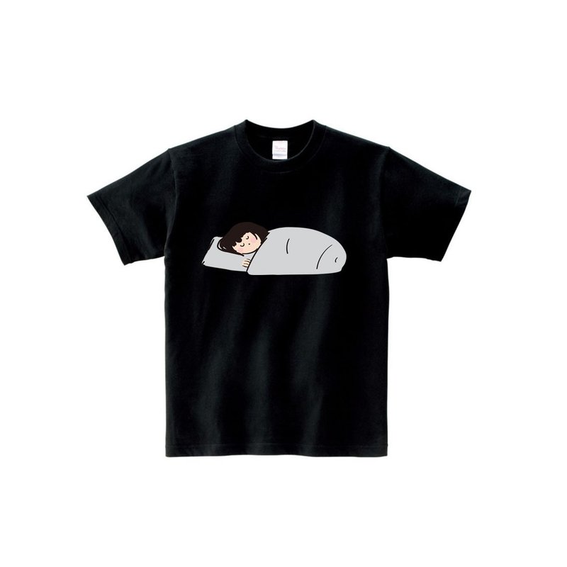 呉宇さんの一日中寝たい宣言Tシャツ - トップス ユニセックス - コットン・麻 レッド