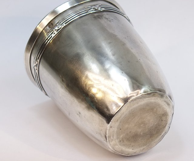 19世紀法國古董950純銀杯- 設計館就是愛木頭保溫瓶/保溫杯- Pinkoi