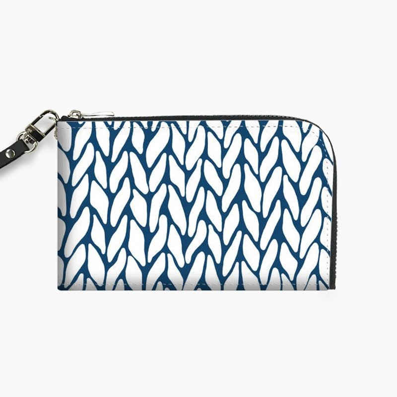 Snupped同位体 - 防水携帯電話ポケット - ハンドニットネイビー - クラッチバッグ - 防水素材 