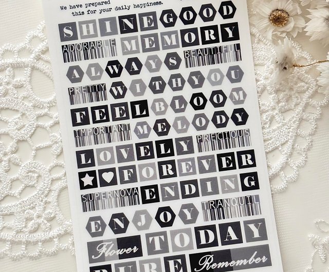 アイドル [GGAGGONG] Color Cube Lettering PET Color cube lettering Sticker - Shop ggaggong Stickers - Pinkoi
