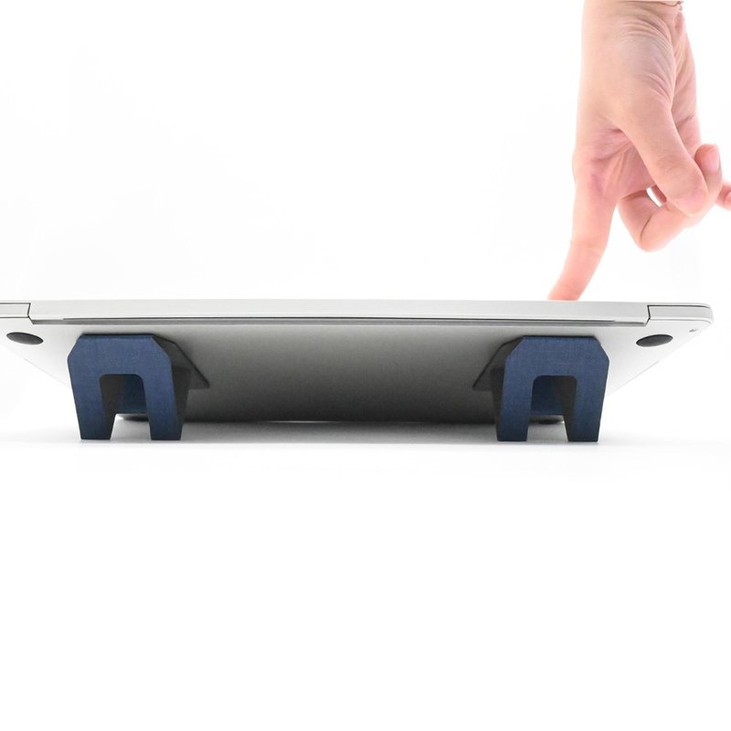 Ares Dual Angle Instant Fold Invisible Laptop Stand - Navy Blue - อุปกรณ์เสริมคอมพิวเตอร์ - วัสดุอื่นๆ 