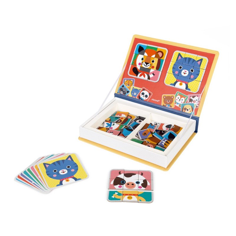 法國Janod 磁鐵遊戲書-動物拼圖 - 寶寶/兒童玩具/玩偶 - 其他材質 