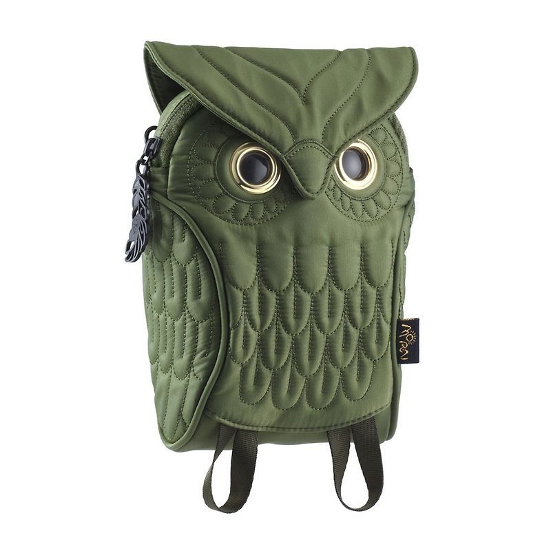 Morn Creations Genuine Owl Waist Bag - Green - Clutch Bags - Other Materials Green