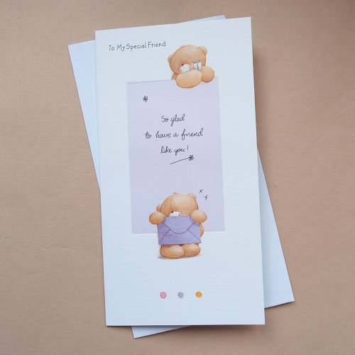 205剪刀石頭紙 真高興能擁有你這好朋友【Hallmark-ForeverFriends卡片 生日祝福