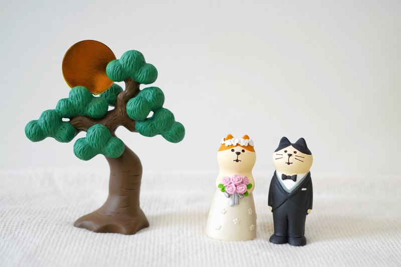 新婚快樂 新婚夫婦 DECOLE concombre - 公仔/玩偶 - 樹脂 多色