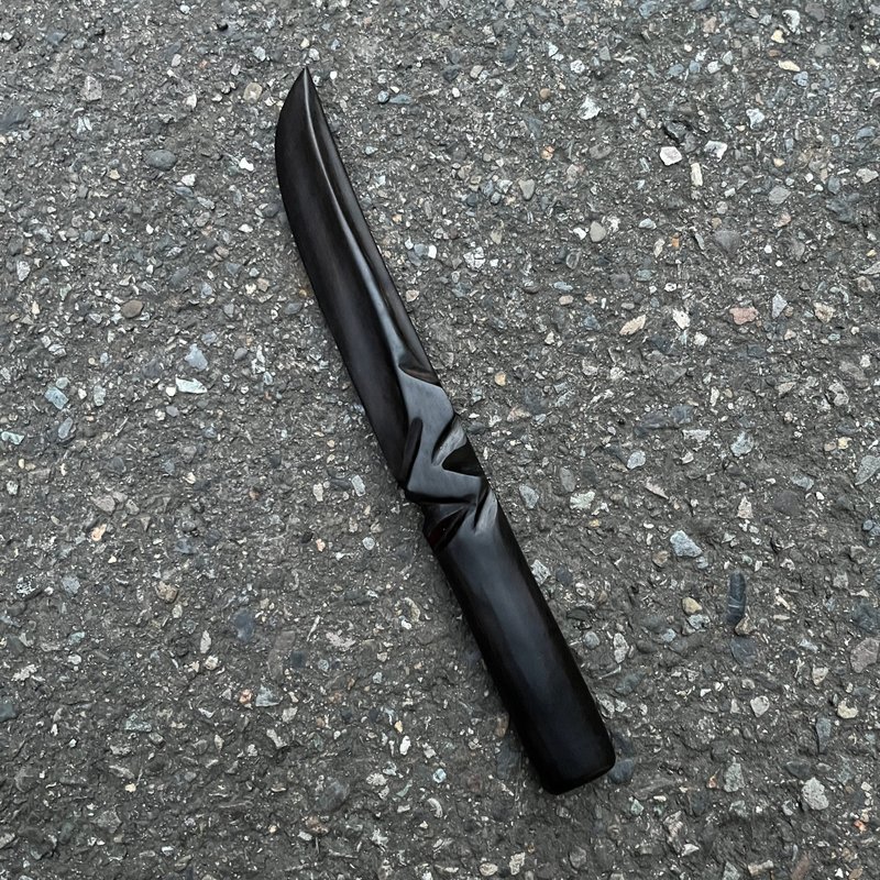 我販劍　妖刀　貝武斌　藝術木刀　手工木劍　匕首　魔劍紙鎮 - 擺飾/家飾品 - 木頭 黑色