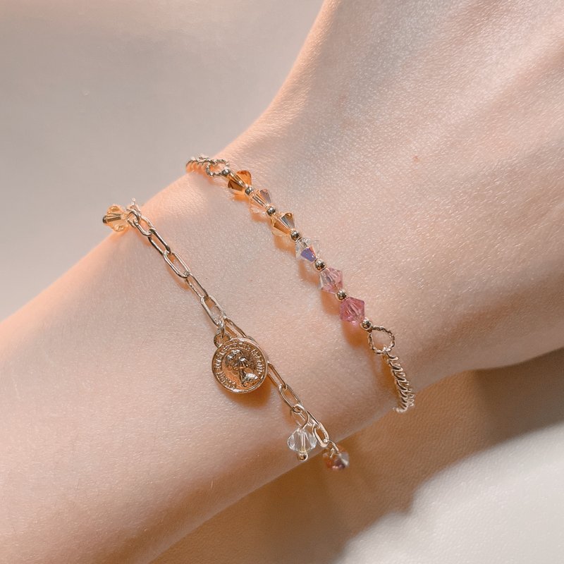 Swarovski bracelet set - สร้อยข้อมือ - คริสตัล 