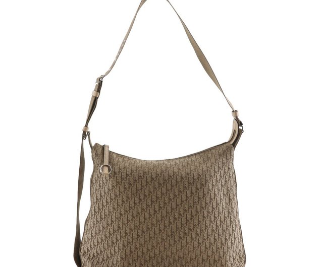 クリスチャンディオール ショルダーバッグ トロッター チェーン ベージュ 中古・古着通販】Christian Dior (クリスチャン ディオール