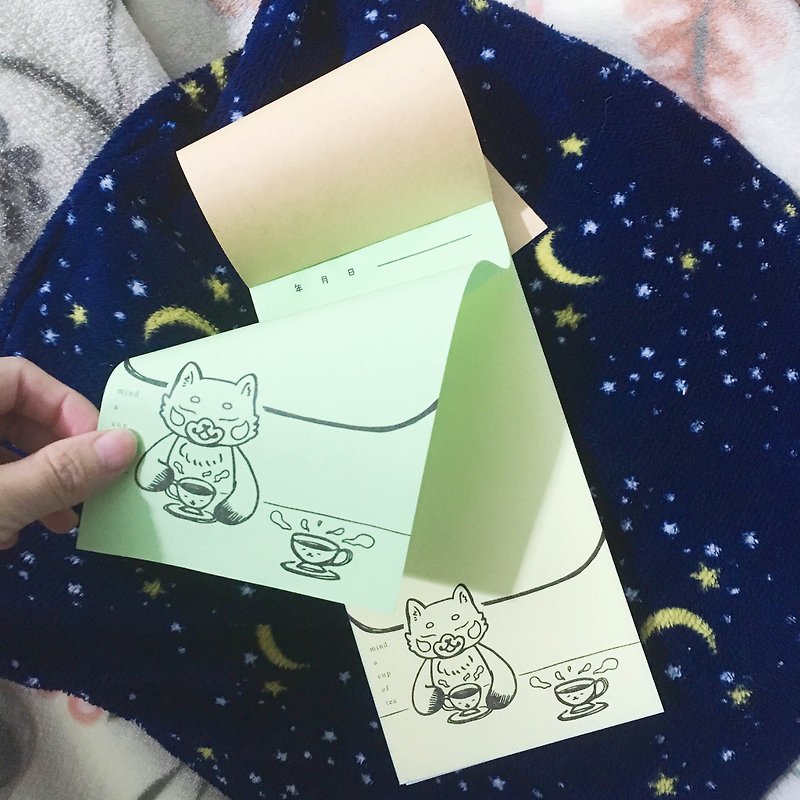 Slowly~Mr. Cat-The joint order can also be very cute!! --- Guestbook two joint orders - Sticky Notes & Notepads - Paper Multicolor