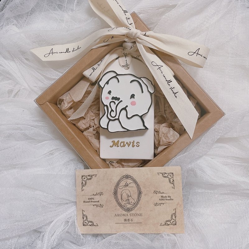 Crayon Shin-chan Xiaobai Duzui Fragrance Diffusing Stone Hanging Birthday Gift Wedding Souvenir - น้ำหอม - วัสดุอื่นๆ หลากหลายสี