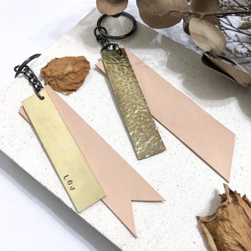 [Experience Season Offer] Bronze Leather Keychain/One Person Group/Metalworking Leather Experience - Metalsmithing/Accessories - Copper & Brass 