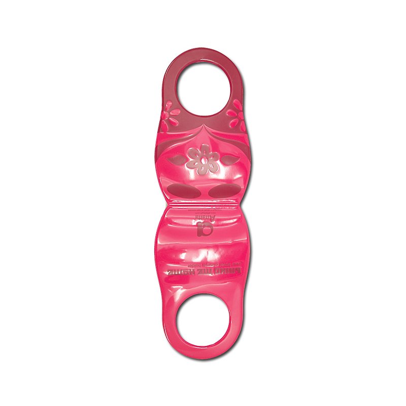 俄羅斯娃娃旅行充電用保護架 - 桃粉色 - 捲線器/電線收納 - 塑膠 粉紅色