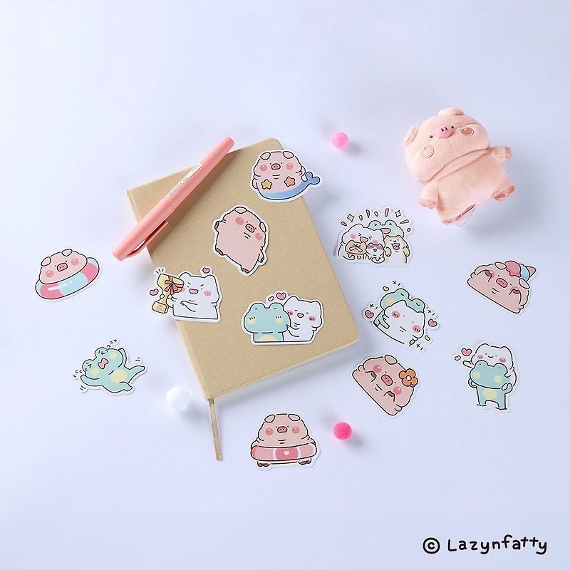 Fat and Cute Sticker Pack - Stickers - Paper Multicolor