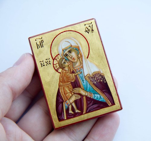 Orthodox small icons hand painted orthodox christian Virgin Mary icon Mother of God Recall of Lost