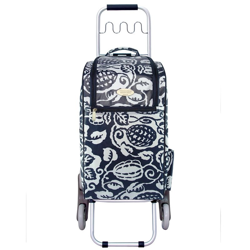 The carros Carol 36L Thermal and Cold Insulation Three-Wheel Wave Hook Folding Shopping Cart - Vine Blue - ชุดเดินป่า - วัสดุกันนำ้ 