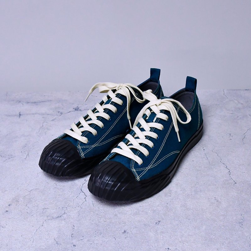 evan Turkish blue/design men's shoes/travel/wenqing/retraining/casual shoes/canvas shoes - Men's Casual Shoes - Cotton & Hemp Blue