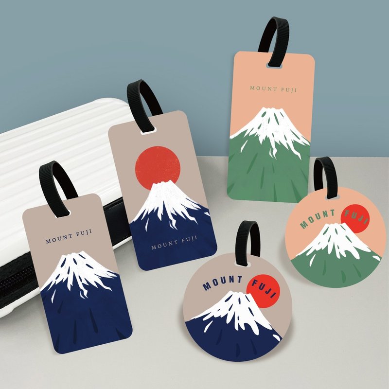【名勝シリーズ】_Mt.Fuji日本富士山_ラゲッジタグ / バックパック / 旅行 / 海外旅行 - ラゲッジタグ・ネームタグ - サステナブル素材 