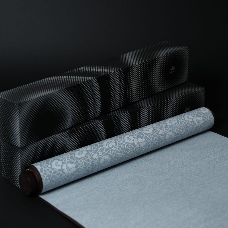 Water-written cloth scroll gift box - อุปกรณ์เขียนอื่นๆ - วัสดุอื่นๆ สีดำ