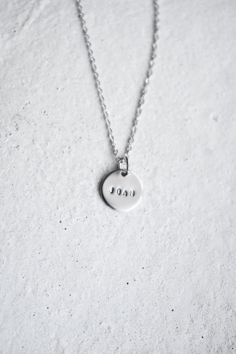 Engraved in the heart of the short chain (hand knock) single - Necklaces - Other Metals 