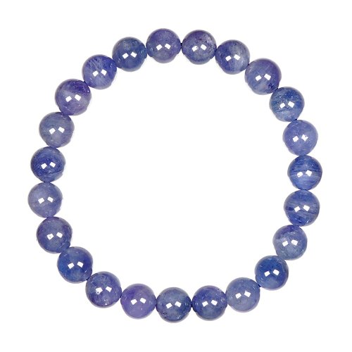 正佳珠寶 Gemsrich Jewelry 【正佳珠寶】坦桑石 高品丹泉石 8-8.4mm 坦桑石手珠 丹泉石手珠