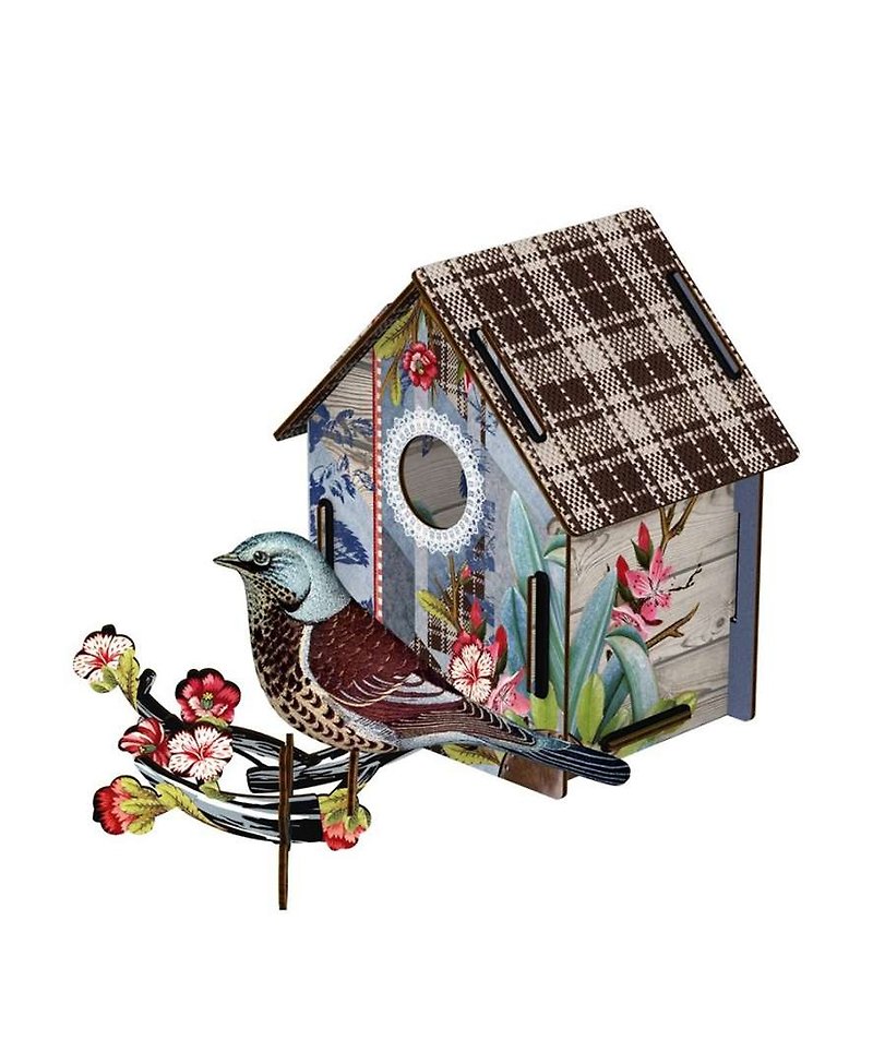 義大利MIHO立體組裝掛飾華麗木製設計鳥居掛飾(CASA M-72)(中) - 擺飾/家飾品 - 木頭 多色