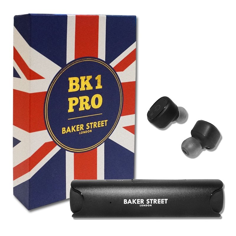 British Fashion Brand -Baker Street- BK1 PRO Wireless Bluetooth Earbuds - Headphones & Earbuds - Other Materials Black