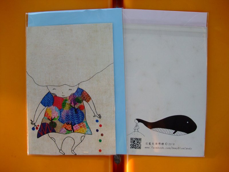 【卡片】植物女孩系列の播種 - 卡片/明信片 - 紙 多色