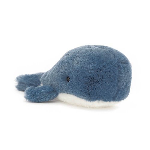 Jellycat Wavelly Whale Blue 小鯨魚 (藍)