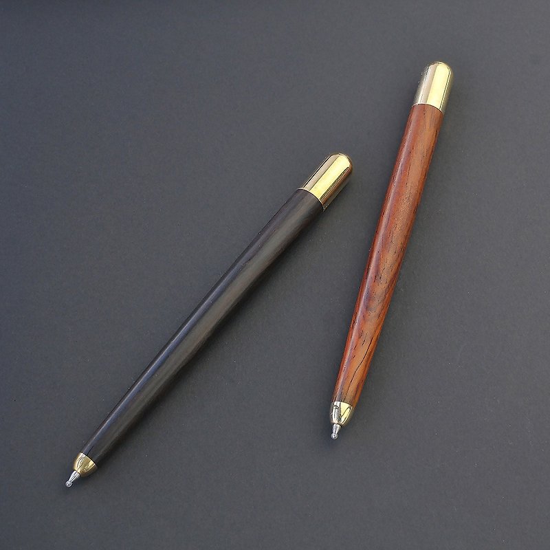 玄筆檀木中性筆學生老師私人客製刻字簽字筆教師節生日禮物 - 其他書寫用具 - 木頭 