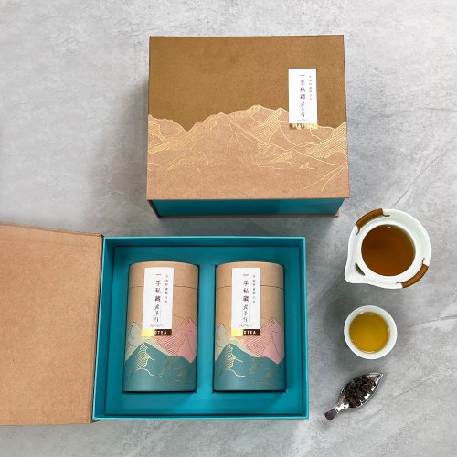 一手私藏世界紅茶 【茶葉禮盒】杉林溪烏龍茶-茶葉300公克(150公克X2罐/盒)