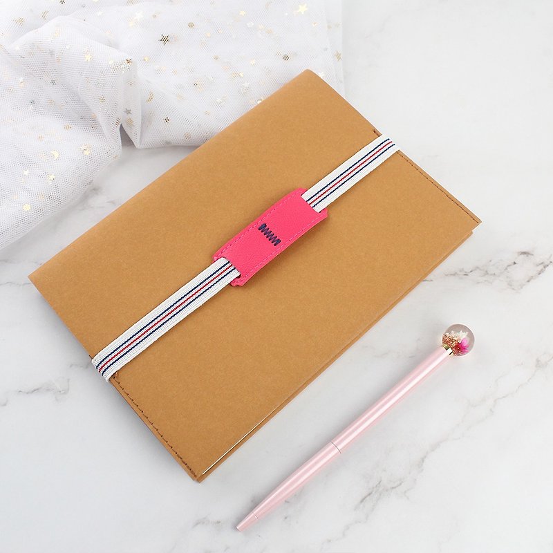 Chuyu A5/25K is suitable for Embroidery thread notes/handbook/bookmark/logging strap (can be inserted) - Notebooks & Journals - Other Materials Multicolor