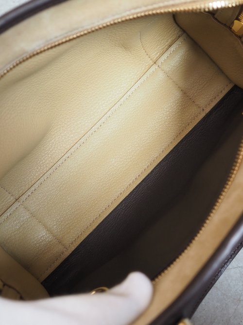 ☆良品☆ロエベ アマソナ スエード ミニボストン LOEWE ハンドバッグ LOEWE ロエベ アナグラム アマソナ27 スエード ミニボストン