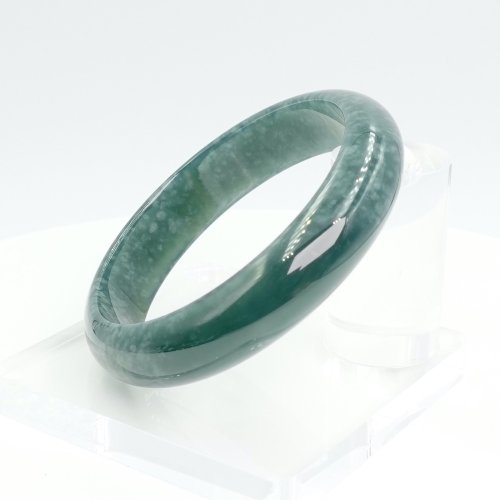 寶麗金珠寶 寶麗金珠寶-天然藍水種A貨緬甸玉手鐲
