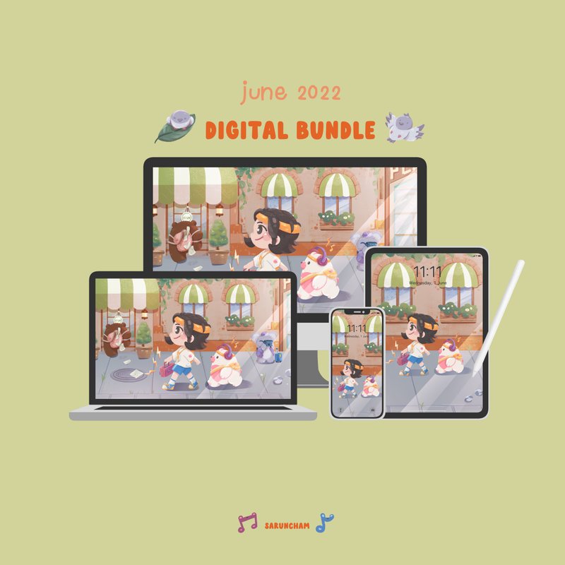 BUNDLE | JUNE 2022 - 電子似顏繪/繪畫/插畫 - 其他材質 