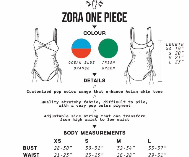 APRILPOOLDAY★日本未上陸★ZORA ONE PIECE ワンピース水着 APRILPOOLDAY☆日本未上陸☆ZORA ONE PIECE ワンピース水着