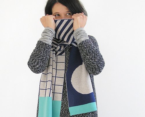 Olula Merino wool scarf for him or her. Best quality scarves with super trendy designs