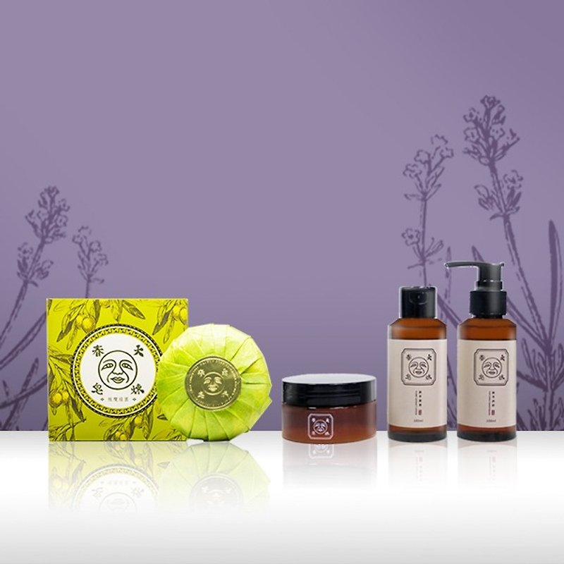 Mother's Day gift bags limited. Soft mature muscle group (+ olive green garden grass beauty soap Skin Cleansing Lotion group. Yun Yan Lu. Cream) - Soap - Plants & Flowers Green