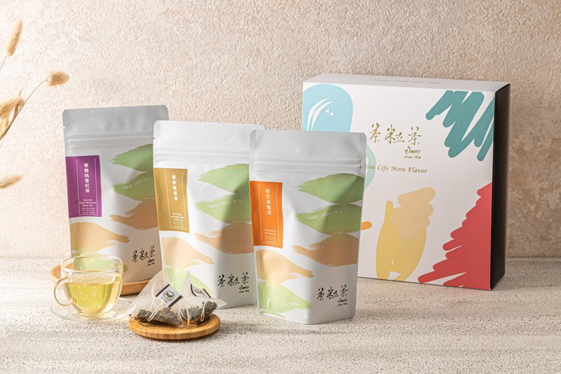【茶粒茶】樂活茶包禮盒 茶包口味任選 禮盒 - 茶葉/茶包/水果茶 - 新鮮食材 白色