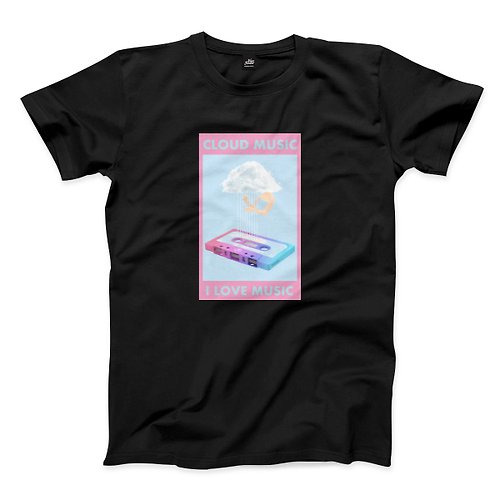 ViewFinder 雲端下載音樂 - 白 - 中性版T恤
