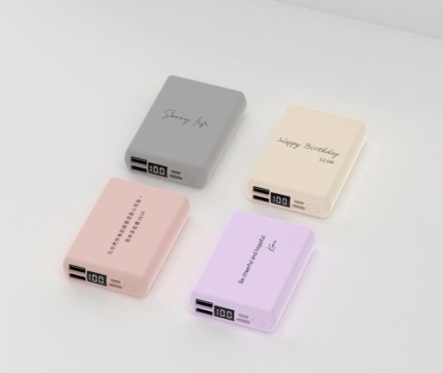 頌禮 | 客製化輕奢禮物 | Praise for the gift 馬卡龍快充行動電源禮盒 客製化刻字 臺灣製造合格認證 實用禮物