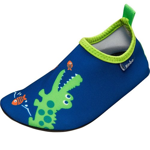 日安朵朵 德國PlayShoes 抗UV水陸兩用沙灘懶人童鞋-鱷魚