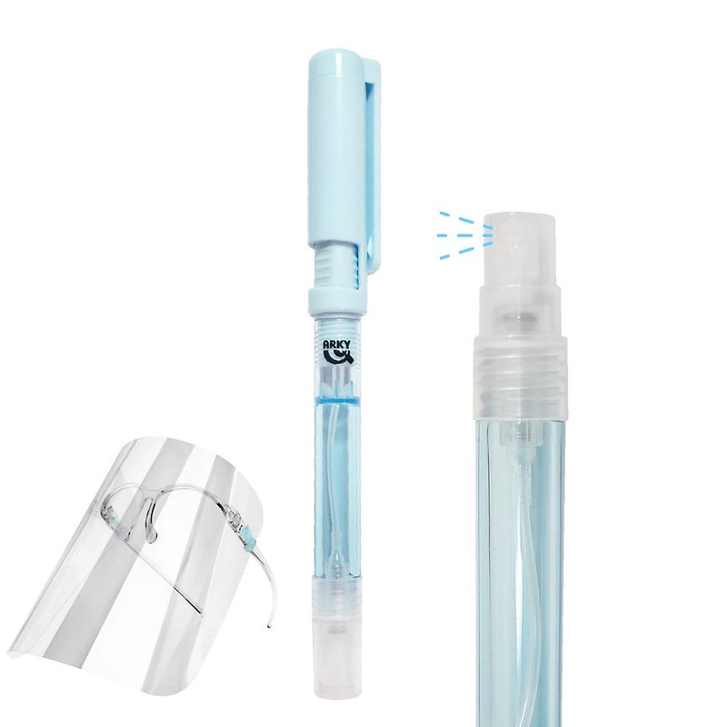 Multifunctional disinfection spray pen 6 into the group to send the frame type anti-epidemic mask (6 into) - Other - Plastic 