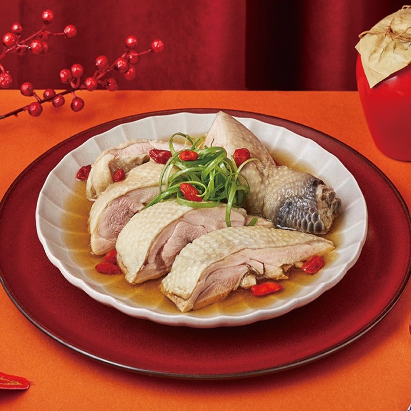 (預購)【台南遠東香格里拉飯店】紹興醉雞腿-450g(固形物375g) - 其他 - 其他材質 紅色