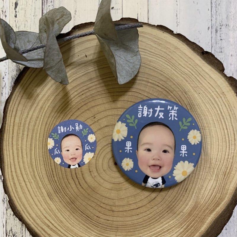 可愛照片防水貼紙 圓形系列 - 貼紙 - 紙 