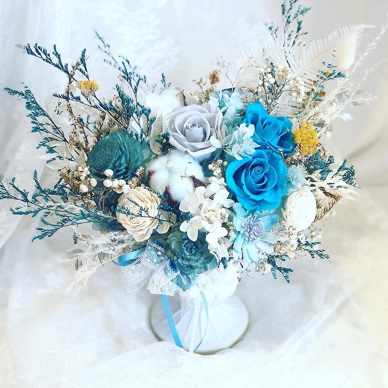 Blue Flower Ceremony - Dried Flowers & Bouquets - Plants & Flowers Blue