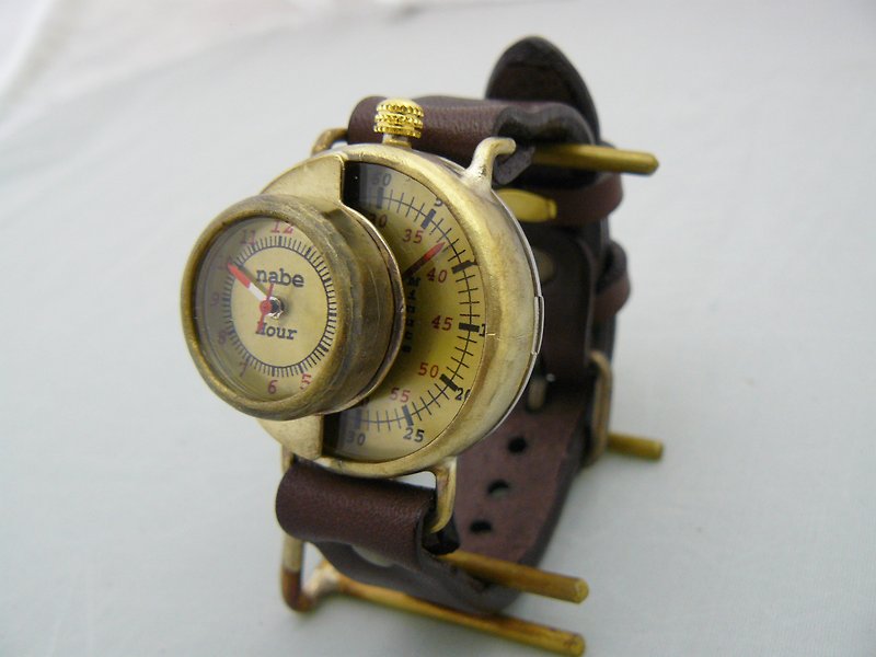 Hamd Craft Watch  SCOP-L   JUMBO Brass ユニークモデル 手作り腕時計 (JUM66)