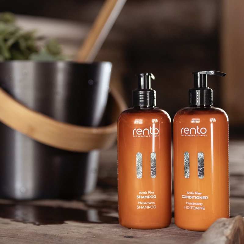 【rento】Volume Shampoo 400ml Arctic Pine - แชมพู - สารสกัดไม้ก๊อก 